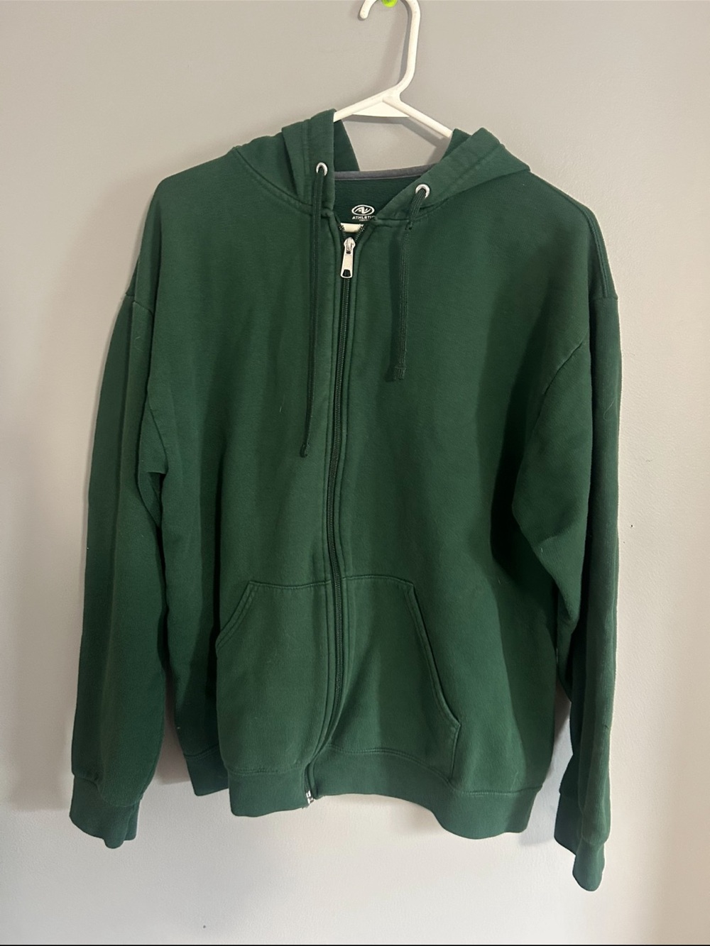 Green zip up